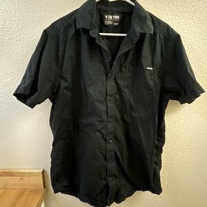 Men’s Short Sleeve Zoo York Button Down Shirt Large Tall